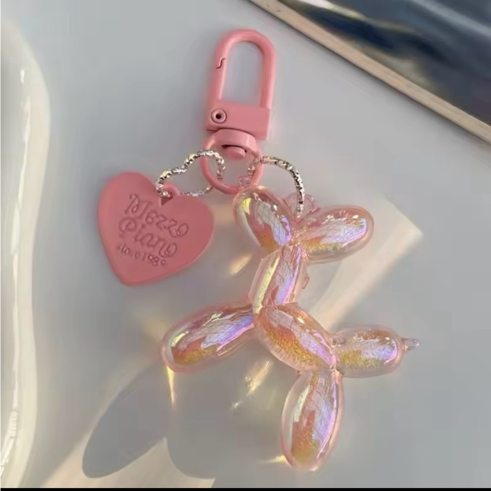 Cartoon Balloon Dog Key Ring – Cute & Fun Keychain for Bags, Keys | Perfect Gift
